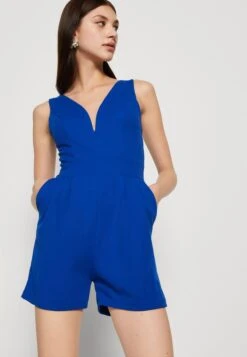 Wal G Cleo V Neck Playlist - Jumpsuit - Electric Blue -Wal G fa28449c95f145e3bf71f3ae01777dea scaled
