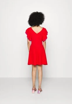 Max Ruffle Skater - Cocktailjurk - Red/Fuchsia -Wal G faffbff62c9648e8ab0ae480f46e222b scaled