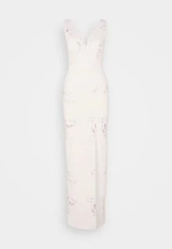 Wal G Wedding Dolly V Neck Print Maxi - Jerseyjurk - Apricot/Multi-Coloured -Wal G fba19d69e4db4c70b93e8c9854c22b71 scaled