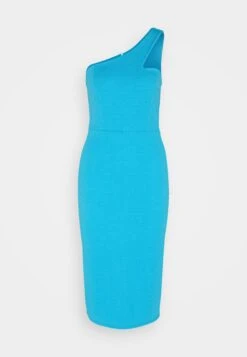 Wal G Meg One Shoulder Midi - Cocktailjurk - Mediterranean Blue -Wal G fcabbcea8aa548d48fefd9709ca5ff5a scaled
