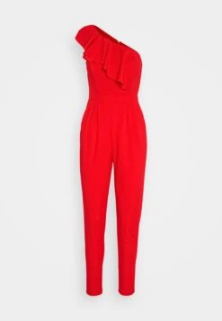 Wal G Kelly Ruffle - Jumpsuit - Red -Wal G fd320c46b6604148bd08cb764ba5ee29 scaled