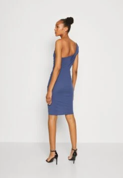 Wal G Milly One Shoulder Dress - Jerseyjurk - Denim Blue 8 Wal G Milly One Shoulder Dress - Jerseyjurk - Denim Blue -Wal G ff64c5444cab498782ee63ed8b32f32b scaled
