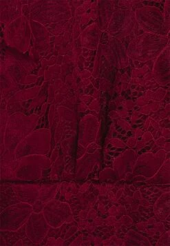 Double Frill Dress - Cocktailjurk - Wine -Wal G ff7ded4648a94f86a8db87b7b3273f3d scaled