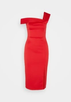 Wal G Delila Strap Midi - Jerseyjurk - Red -Wal G ff81b6530b314fcd8fad58eb85eeb0ea scaled