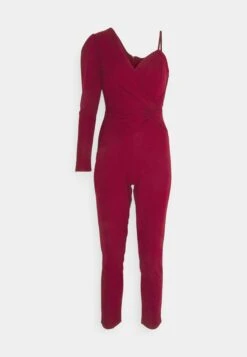Ciaramin One Sleeve - Jumpsuit - Berry Wine -Wal G fff1aa6f73e14ec4b8a8cafe741a00e3 scaled